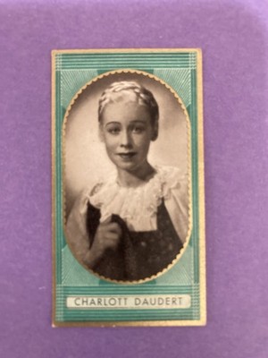 1937 BUNTE FILMBILDER FILM STARS #443 CHARLOTT DAUDERT GREILING CIGARETTES