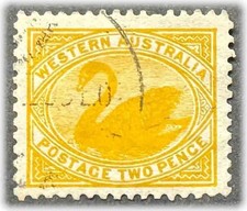 Australia | WA | 1905-1912 | SG 140 | 2d yellow |  Good Used