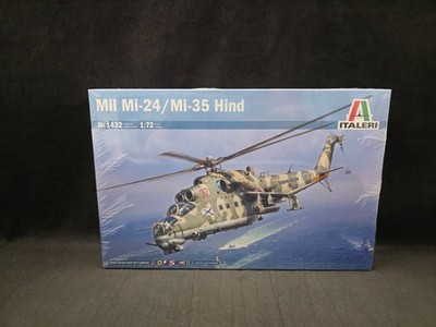 Italeri Mil Mi-24/Mi-35 Hind Attack Helicopter 1:72 Scale Plastic Model Kit 1432