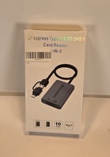 CF Express Type A  SD UHS 11 Card Reader 3 in 1 transfer photos and videos