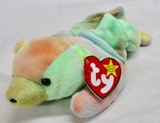 1998 TY Beanie Baby - SAMMY - the Tie-Dye Bear with Tags