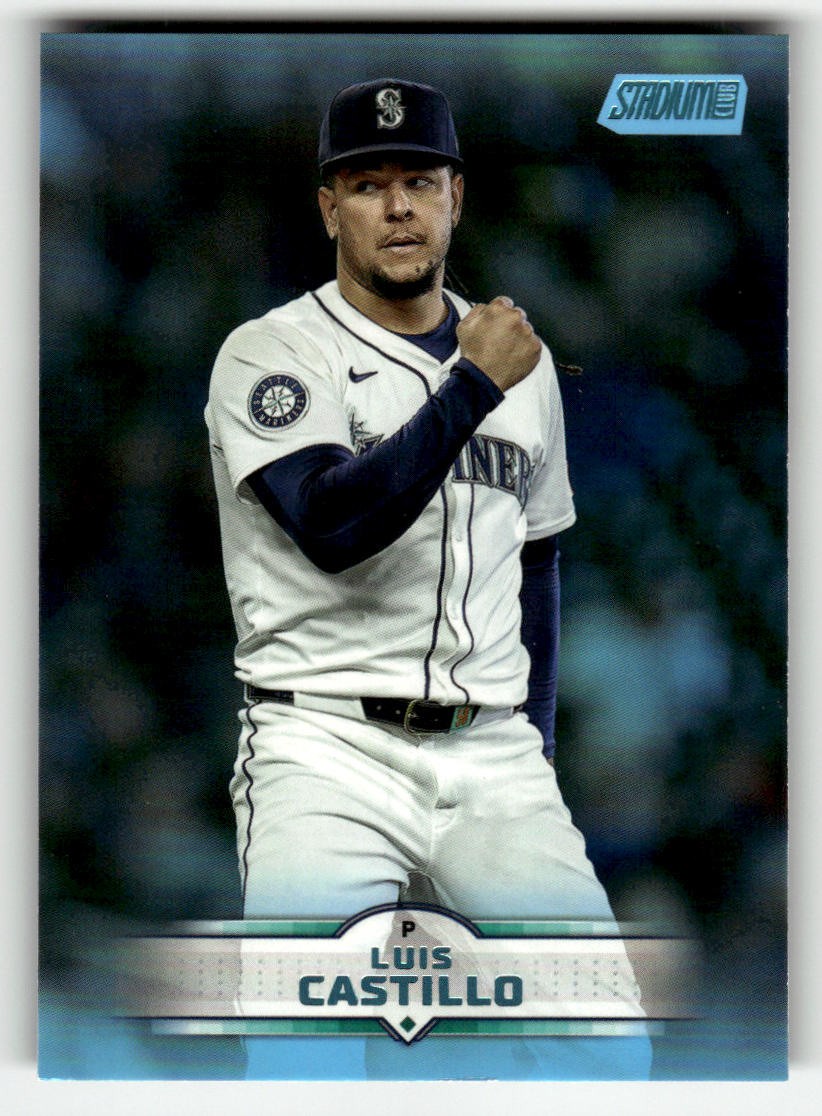 2025 Stadium Club #147 Luis Castillo Light Blue Foil