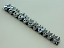 Matco Tools Srbcfn11c 11pc Sae 38-1 Crowfoot Flare Nut Wrench Set 38 Drive