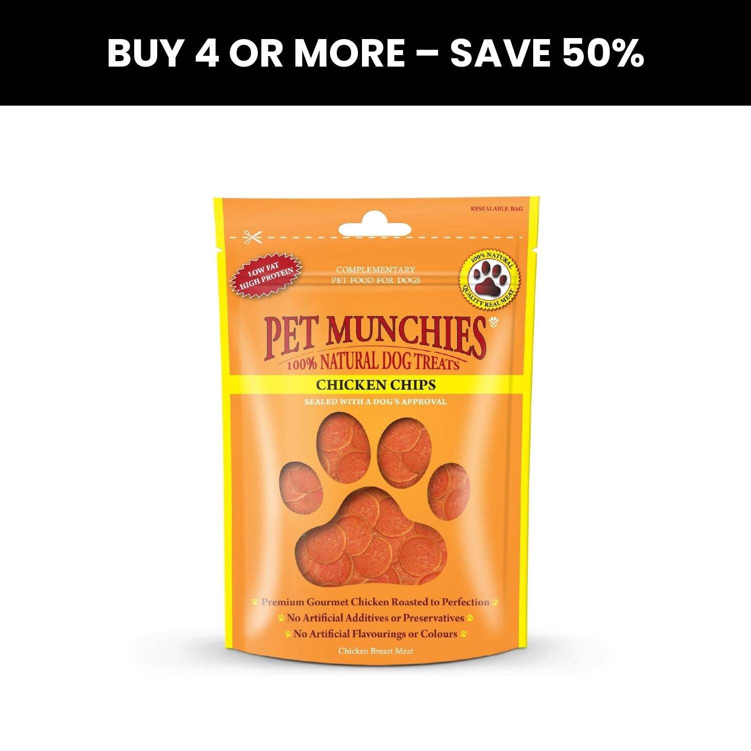 Pet Munchies Chicken Chips Dog Treats 100G - 10035   - Image 7