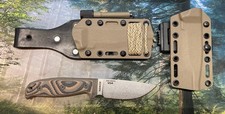 ESEE-3P - CPM-S35VN With custom TKC extended scales and 2 TKC cuatom sheaths