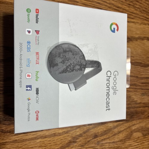 Google Chromecast 3rd Generation Charcoal New in open box! - 第 11/11 張圖片