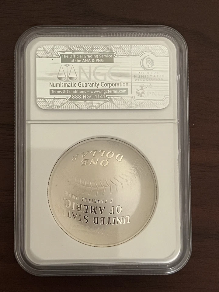 2014 P S $1 Baseball Hall Of Fame Opening Day Releases PF70 Ultra Cameo - Image 2 of 2