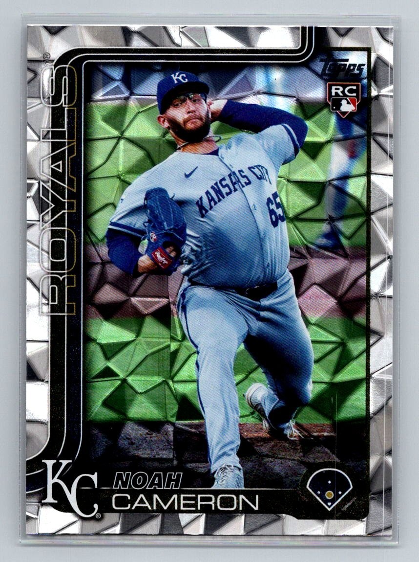 2025 Topps Update Noah Cameron #US65 Diamante Foil Rookie RC Royals