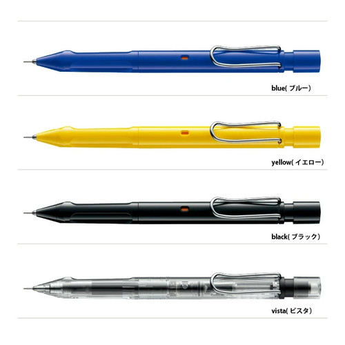 LAMY safari KURUTOGA interno matita meccanica vista/blu/giallo/nero 0,5 mm NUOVO - Foto 2 di 10