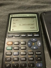 Texas Instruments TI-83 Plus Graphing Calculator With Cover Tested & Working