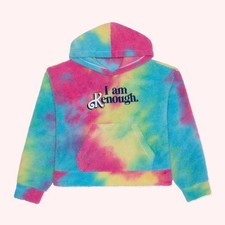 I Am Kenough Hoodie Official Barbie The Movie Kenough Sherpa Tie Dye Size XL