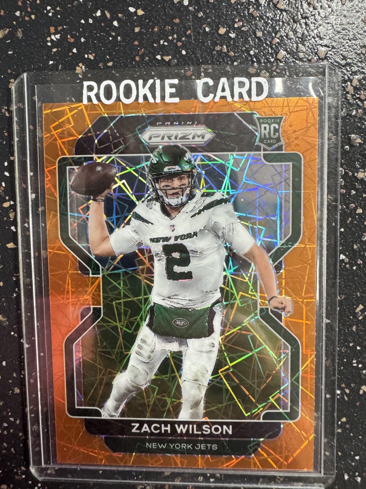 2021 Panini Prizm - Rookie Zach Wilson #332 Lazer Prizm (RC) Jets Dolphins