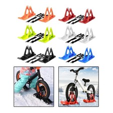 Winter Snow Sled Sledding Skiing Sleigh Bike Ski Sledge Outdoor Toboggan