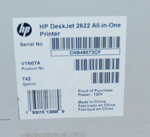 HP New DeskJet 2622 All in One Printer Scanner Copier in Sealed Box - Picture 6 of 8
