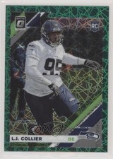 2019 Panini Donruss Optic Rookies Green Velocity Prizm LJ Collier #113 6h5