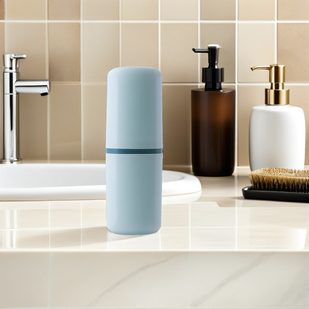 Toothbrush Travel Containers Case and Toothpaste Holder Portable