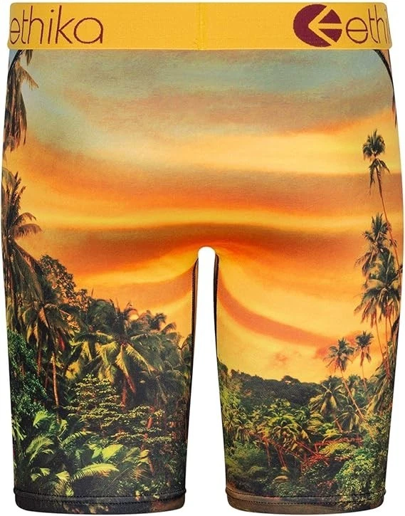 Ethika Staple 平角内裤 | Easy Tiger | 尺寸 S | 黄色 — 第 3/4 张图片