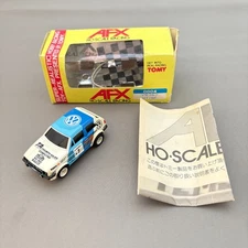 AFX Volkswagen Golf GTI #7 White Blue HO Slot Car Turbo Tomy Aurora In stock