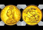 1887 Victoria Gold Sovereign — photo from another recent sale