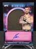 2025 Topps Midnight UFC Aleksandar Rakic Patch Relic Auto On Card Fighter Worn