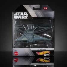 Star Wars Hot Wheels Starships Select TIE Avenger 1:50 Scale Die-Cast Vehicle