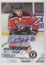 2018-19 Upper Deck CHL Star Rookies Auto Aleksei Sergeev #323 Auto