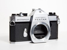 Asahi Pentax Spotmatic SP F 35mm SLR Film Camera Body Only - TESTED