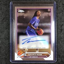 2023-24 Topps Chrome Basketball TERANCE MANN Topps Chrome Auto Base #TMA