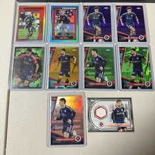 Topps MLS New England Revolution Lot Of 10