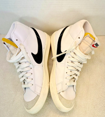 Size 8 - Nike Blazer 77 Vintage Mid White Black W