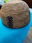 VINTAGE BASKET HAND WOVEN LARGE  5  1/2 X 10'' NIGERIAN — photo 5