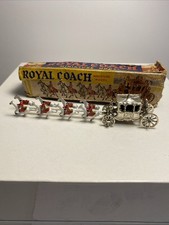 Vintage Miniature Boxed Model Royal Coach Queen Elizabeth II Coronation 1952 ER