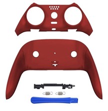 ExtremeRate Decorative Trim Shell - Scarlet - Replacement PS5 Controller Shell