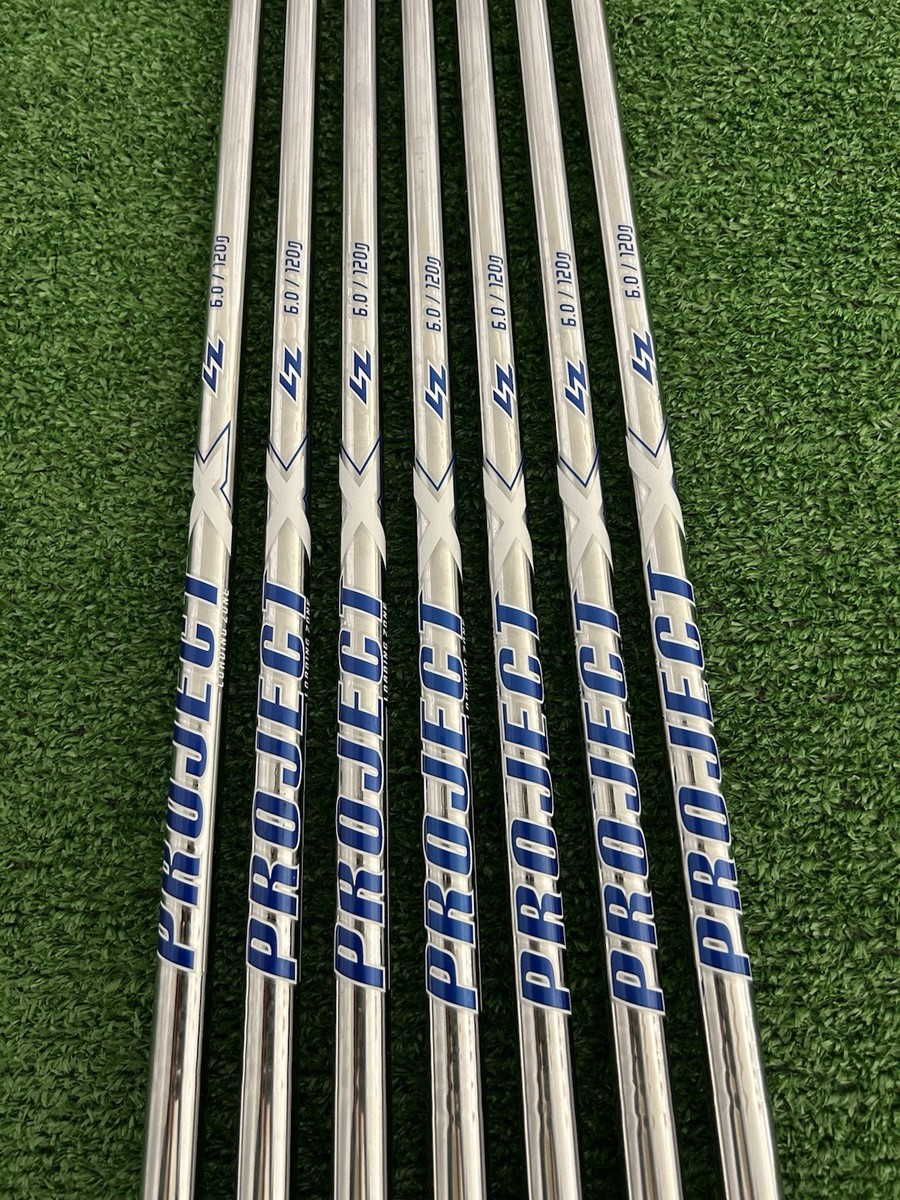 Project X Lz 120 6.0 rigide 33,75-36,75-7 pièces tige de fer jeu tire Project X Lz 120 6.0 rigide 33,75-36,75-7 pièces tige de fer jeu tire