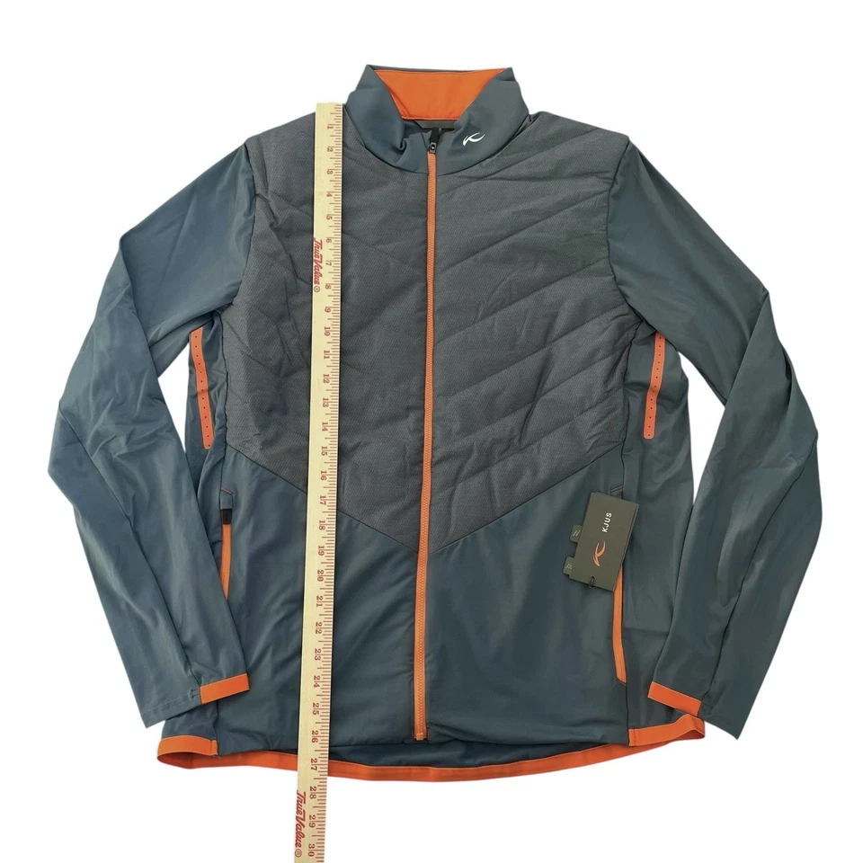 KJUS Release Full Zip Golf Jacket Steel Blue Size Large $299 - Image 2 of 4