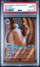 DISNEY LORCANA EN 6-AZURITE SEA BAYMAX - PERSONAL HEALTHCARE COMPANION PSA 10