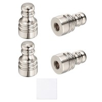 4 StüCk 1 Zoll LampenknäUfe FüR 1/4-27 Gewinde, Nickel
