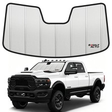 Windshield Sun Shade Compatible for 2019-2025 Ram 2500/3500/4500/5500 10 Inch...
