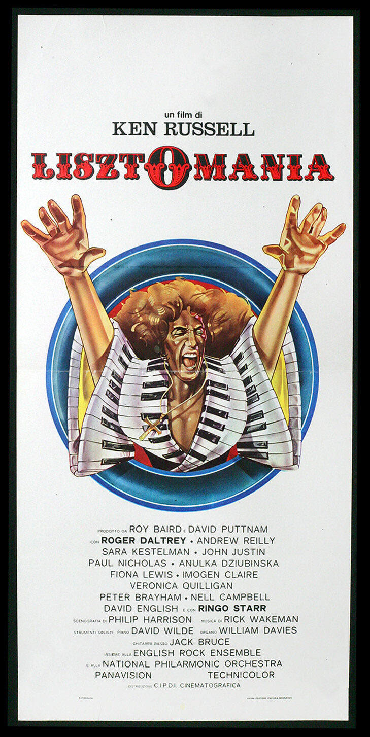 Locandina originale film Lisztomania (1975) - Regia di Ken Russell