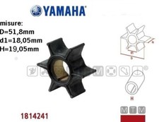 GIRANTE POMPA ACQUA YAMAHA 2T(25B/60/70) 4T(F40/F50/F60) MOTORI FUORIBORDO 