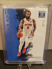 2019-20 Impeccable Andre Drummond SILVER Base Card 33/75