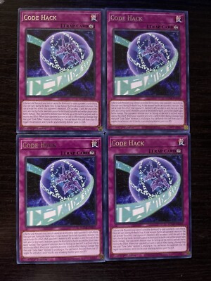 4x Code Hack 1st Edition Rare MZMI-EN039 Yu-Gi-Oh!