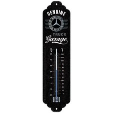 Daimler Truck Mercedes Benz Thermometer Metall Vintage Design 28cm