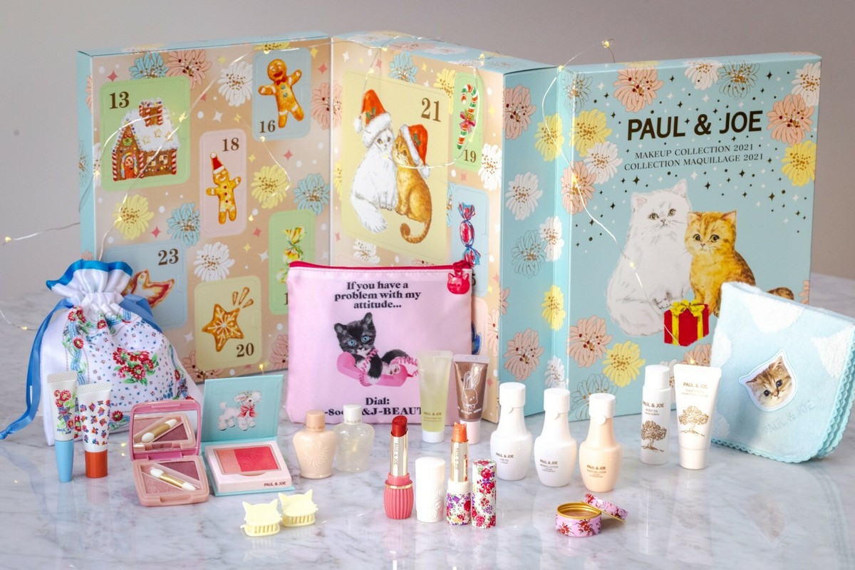 PAUL & JOE Makeup Collection 2021 Christmas Coffret Advent 