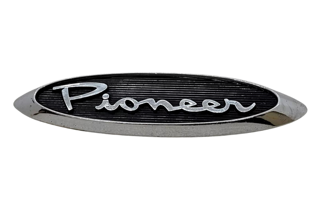 1960 Dodge Dart Pioneer Glove Box Ashtray Dash Nameplate Emblem