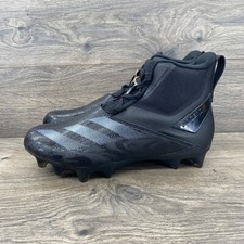 Adidas Adizero Chaos Football Cleats Triple Black Men's Size 10 ID9103