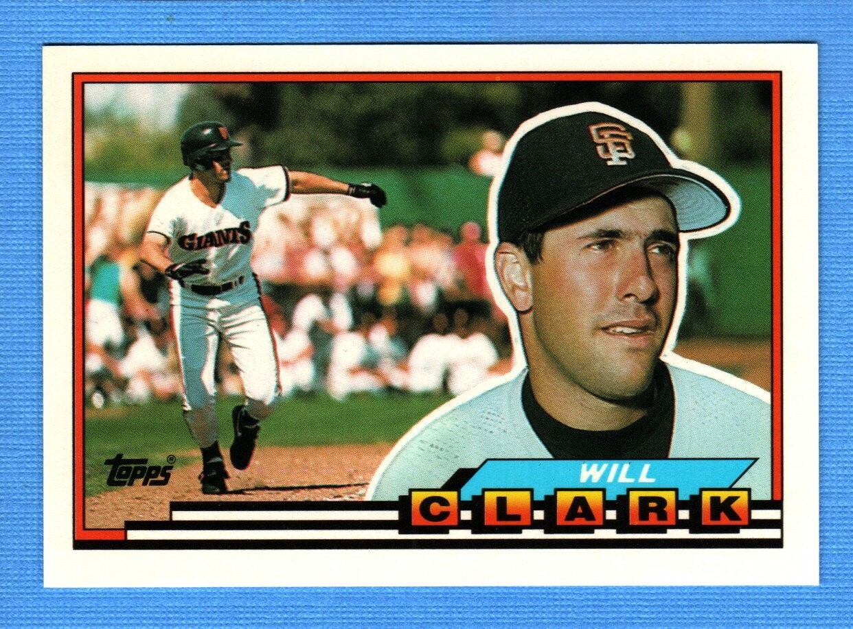 1989 Topps Big #146 Will Clark San Francisco Giants