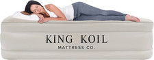 Luxury California King Air Mattress with Built-In Pump for Home, Camping  Guest