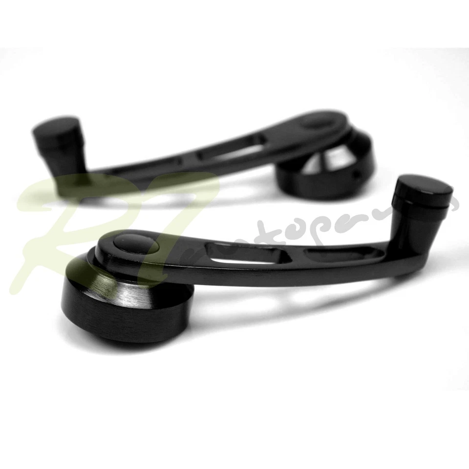 2 ШТ. ДЛИННЫЕ ЩЕЛИ ПОДХОДЯТ ДЛЯ ОКНА АВТОМОБИЛЯ/ВИНТОВКИ/РУЧКИ/ДВЕРИ РУКОЯТКИ РУКОЯТКИ ЧЕРНЫЙ АНОДИРОВАННЫЙ - Изображение 2 из 4