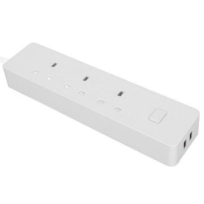 Smart Power Strip Wifi Smart Plug With 3 AC Outlets And 2 USB Charging Ports For